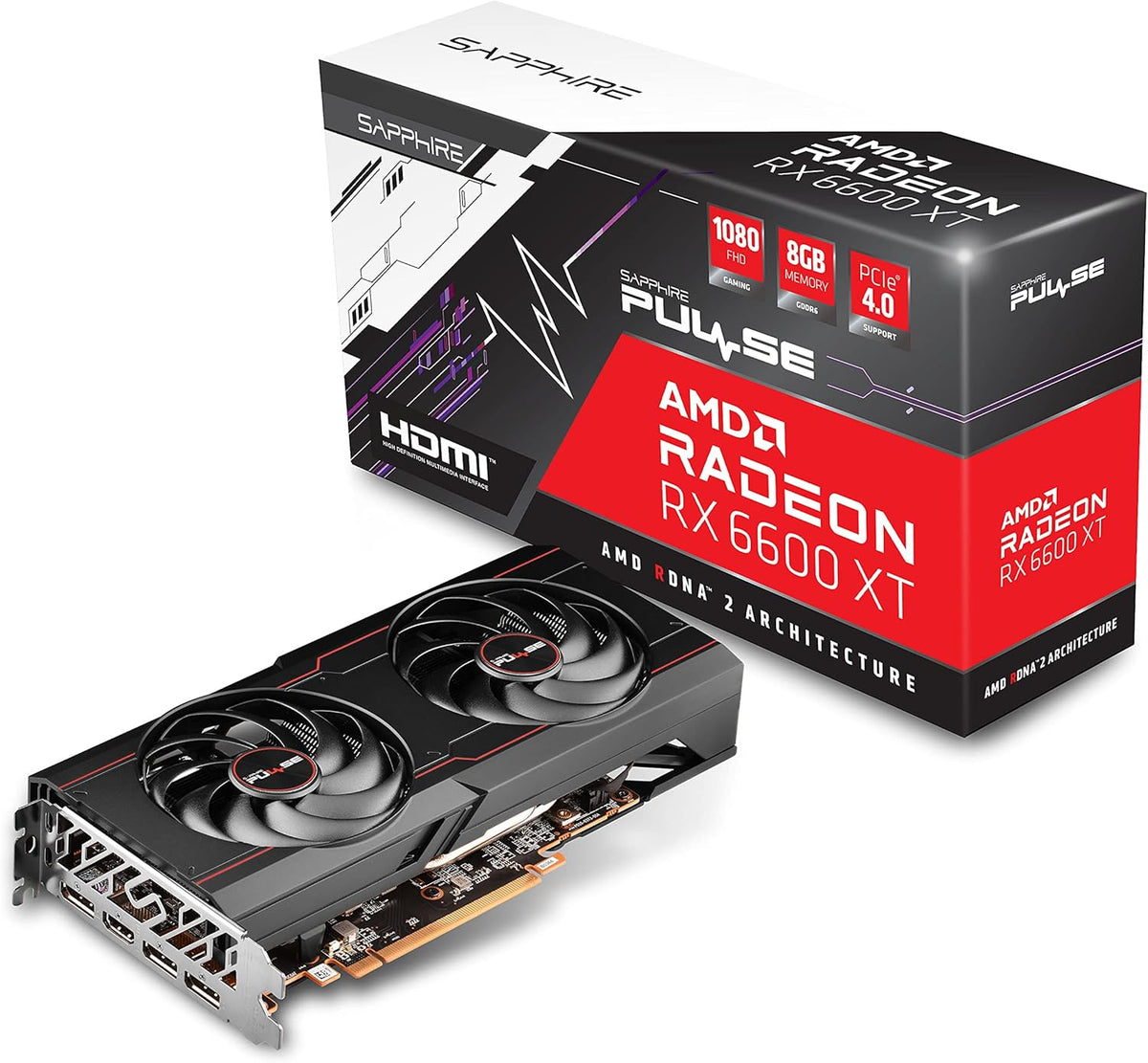 AMD Radeon RX 6600 XT Gaming Graphics Card with 8GB GDDR6 B76628