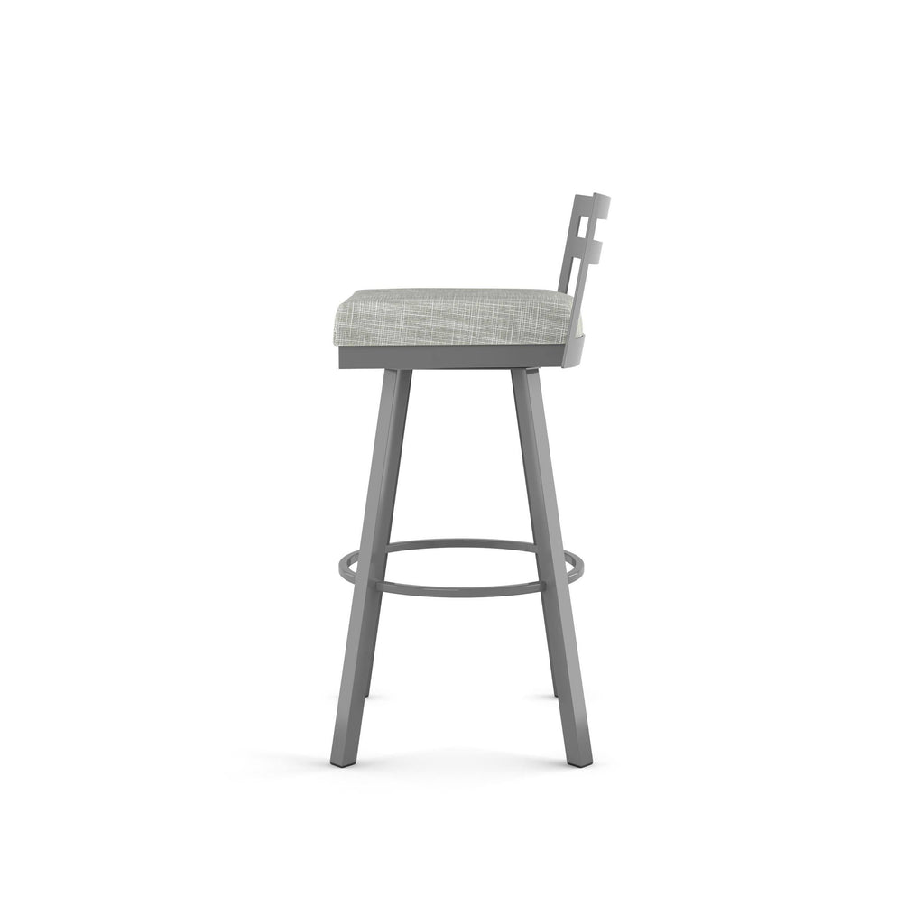 Brown Swivel Counter Stool W6654