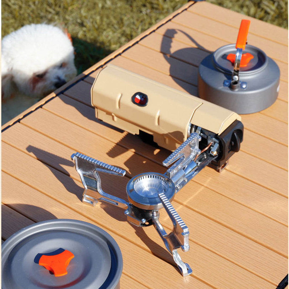 Butane Camping Stove 2600W with Electronic Ignition Carrying Bag V3409