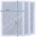 20x25 Air Cleaner Replacement Filter Pads (3 Pack) White I828820