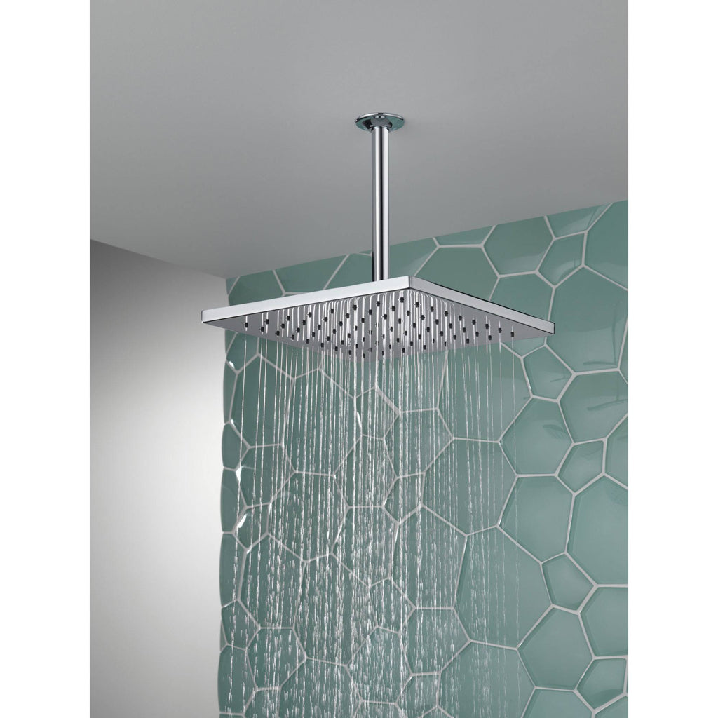 Chrome Metal Raincan Shower Head N1372