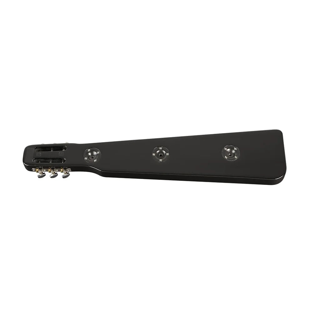 Metallic Black Lap Steel Guitar with Stand and Gig Bag H246