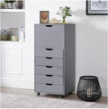 Gray 6-Drawer Office Storage Cabinet J8177