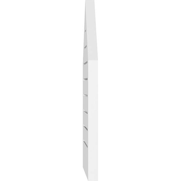 Peaked Top Surface Mount PVC Gable Vent A776134