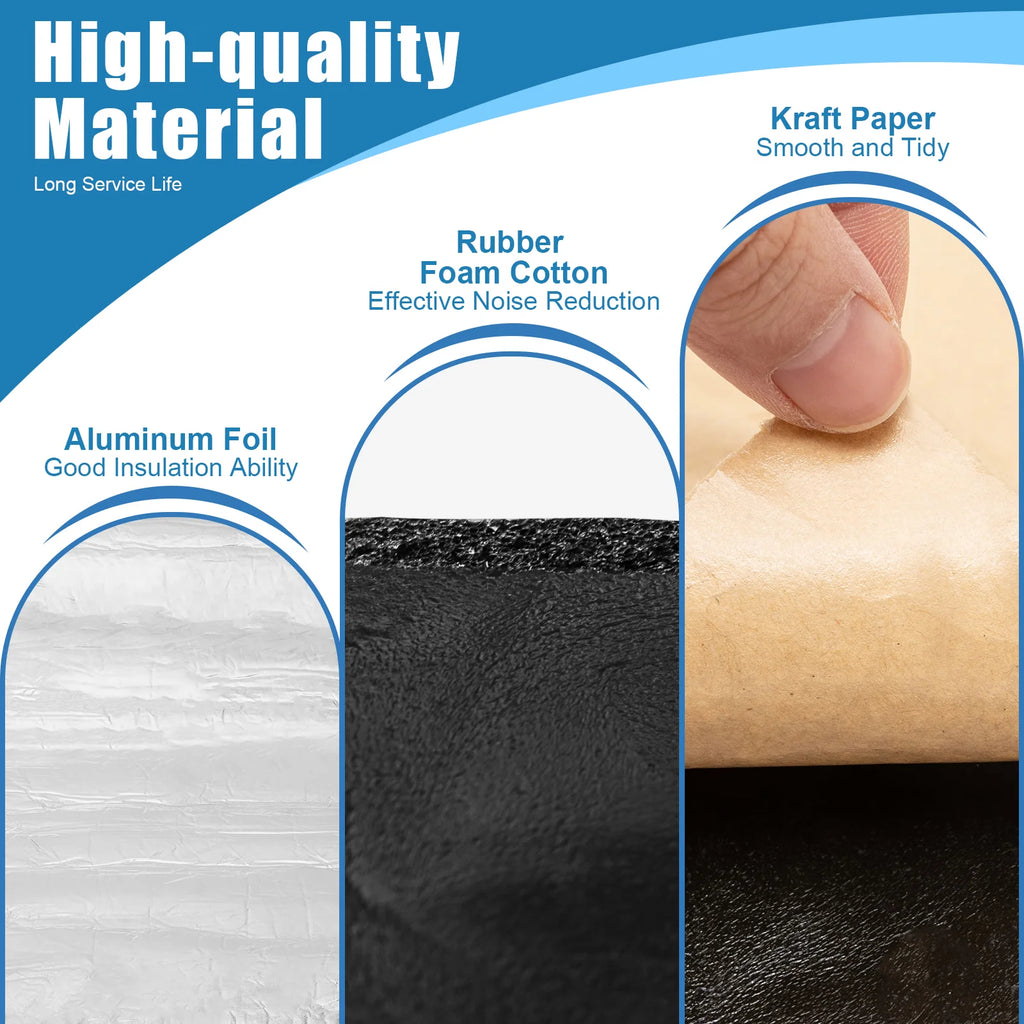 120" x 40" Automotive Sound Deadening Insulation Mat D4033