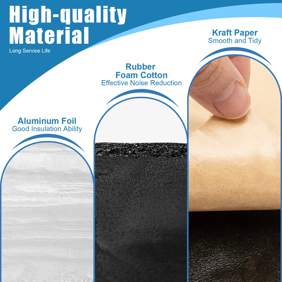 120" x 40" Automotive Sound Deadening Insulation Mat D4033