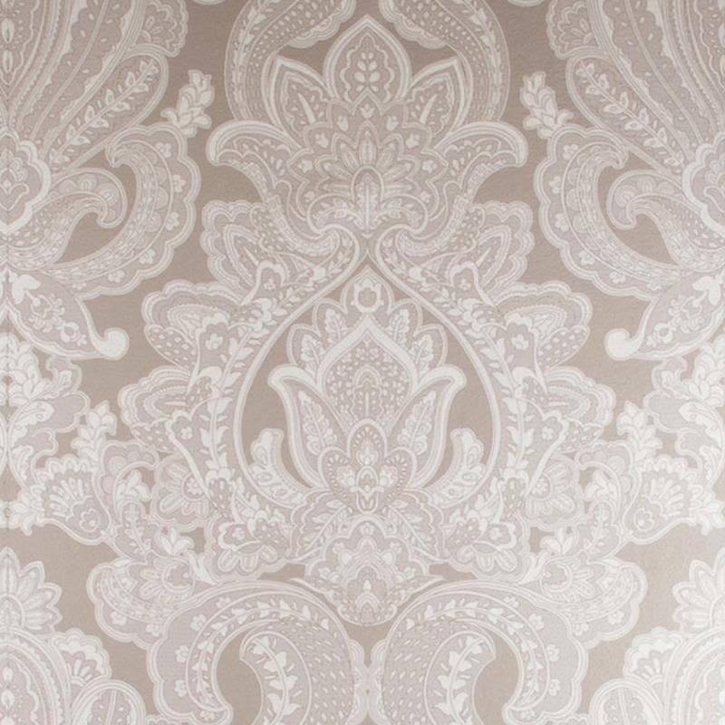 Souk Damask Cardamom Wallpaper D6812
