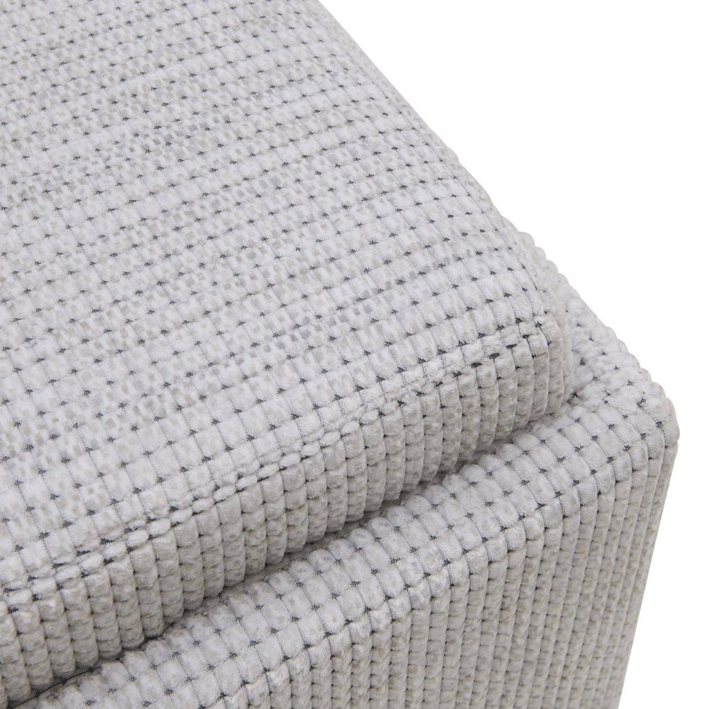 Fabric Storage Ottoman with Tray K6912