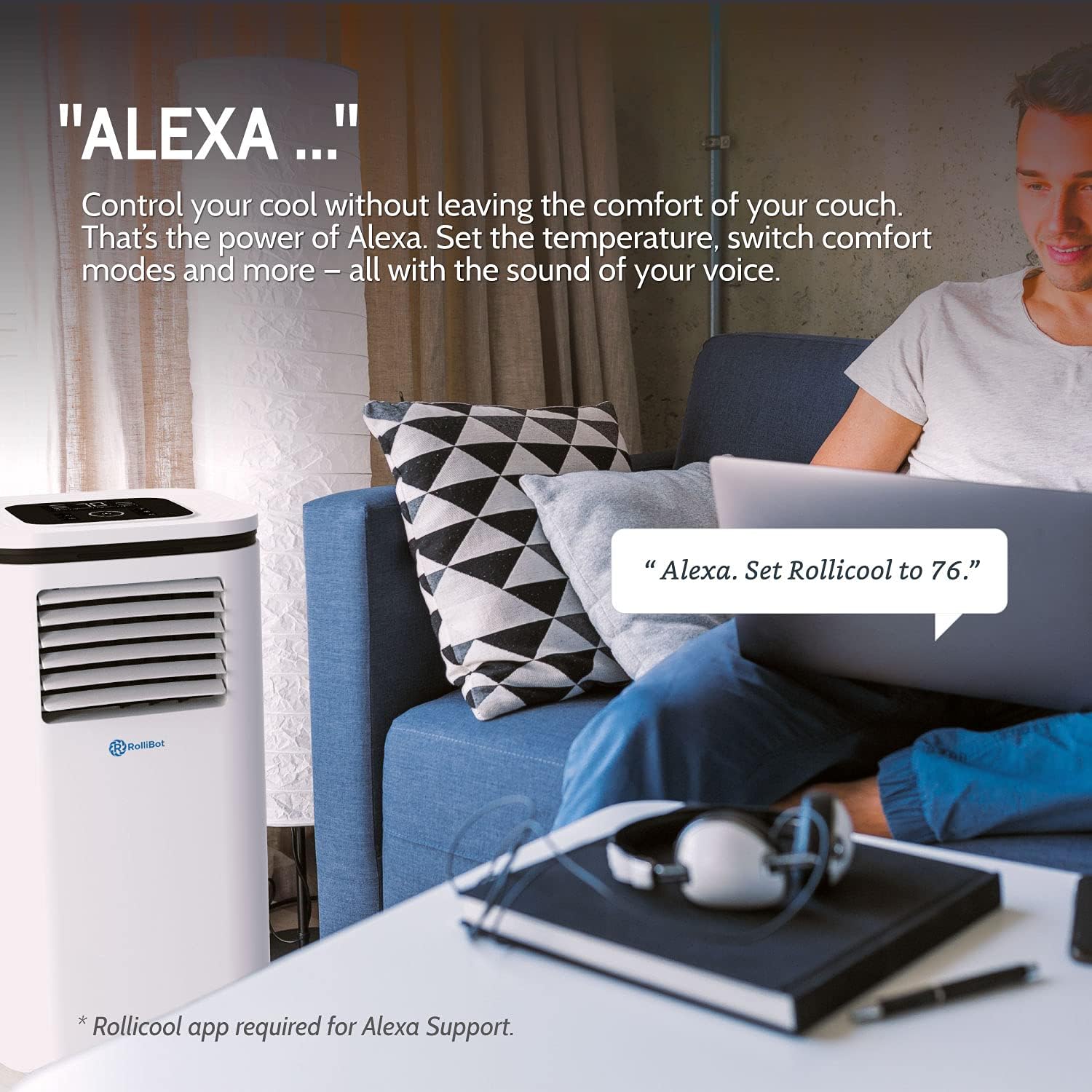 14000 BTU Smart Portable Air Conditioner W283