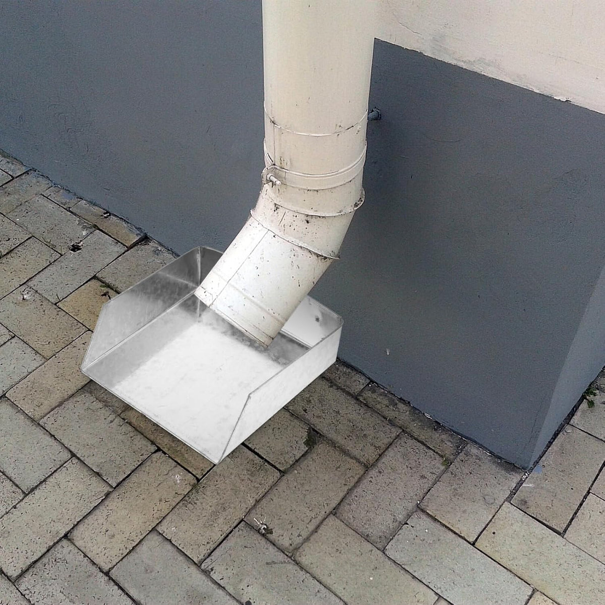 Metal Rain Gutter Downspout Splash Block W53686