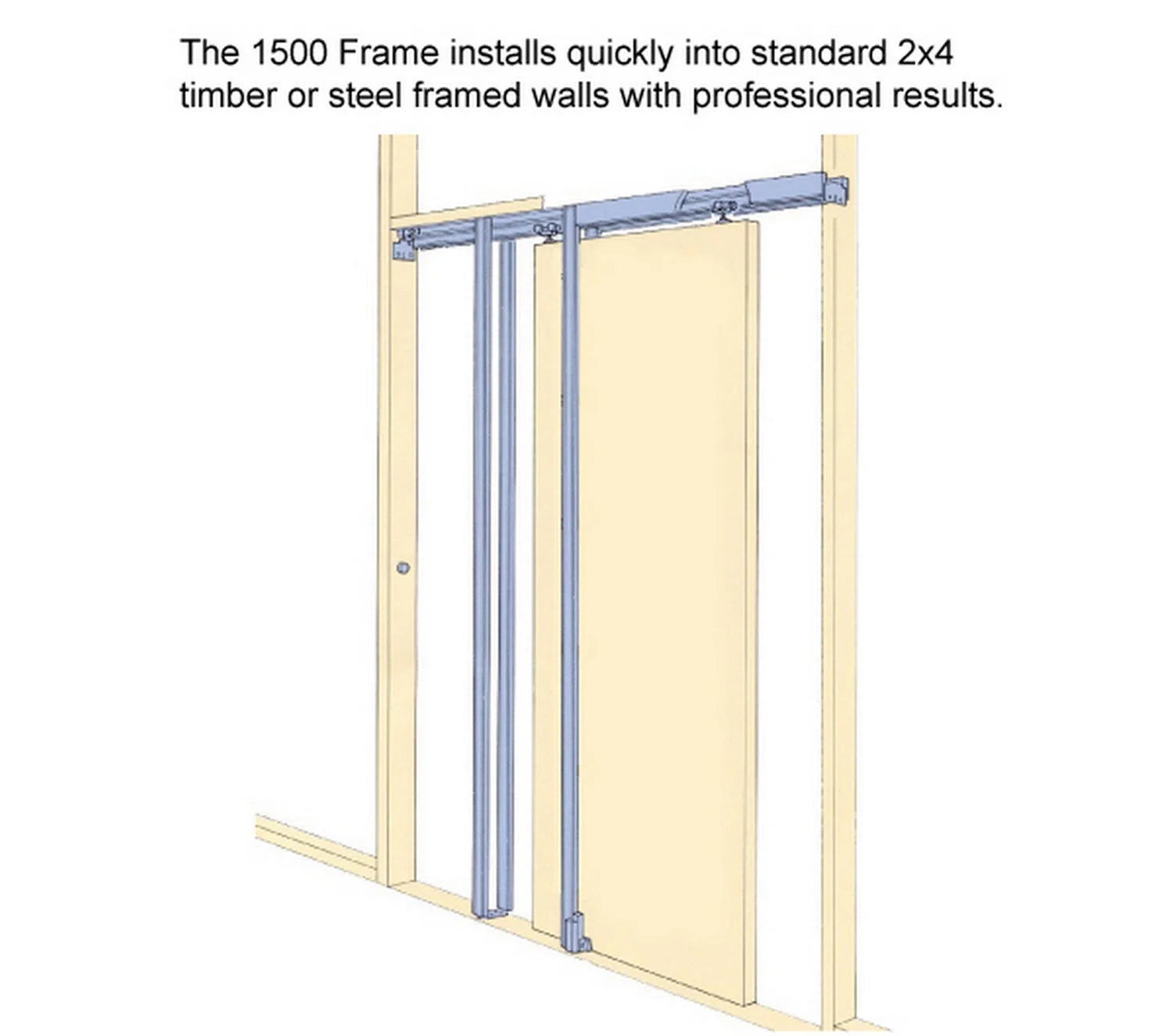 Solid Wood Sliding French Double Pocket Doors 64 x 96 inches E250465