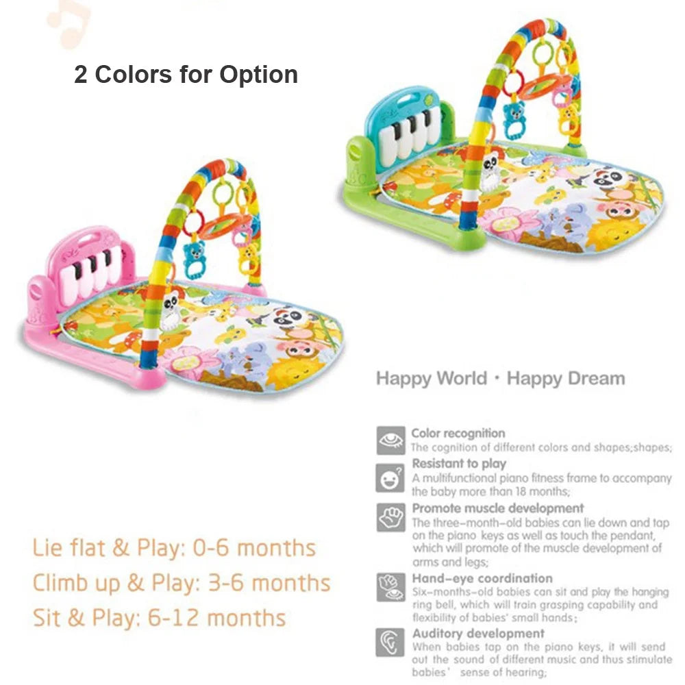 Playmat with Hanging Mirror Musical Activity Center M465822