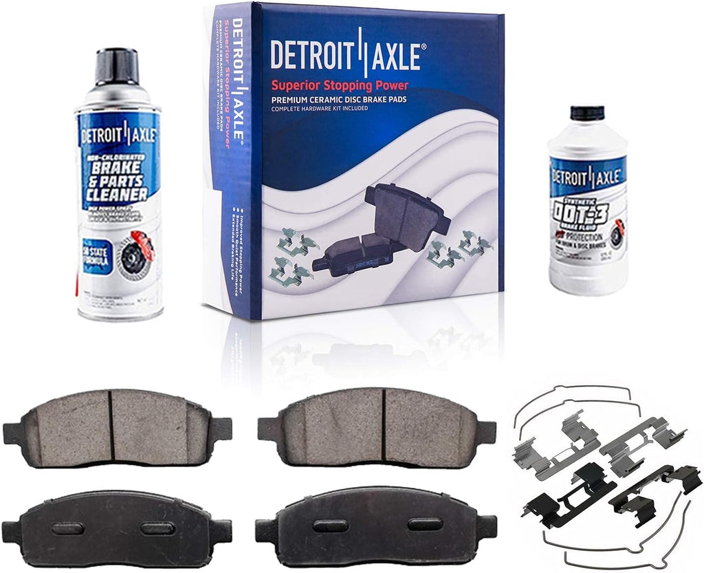 2WD 6-Lug Front Disc Rotors Brake Pads 6pc Set V730