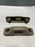 Tan Parchment Head Liner Roof Trim Striker Cover Set of 2 A2764