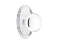 Passage Knob with Oval Rose, Bright Chrome I22591