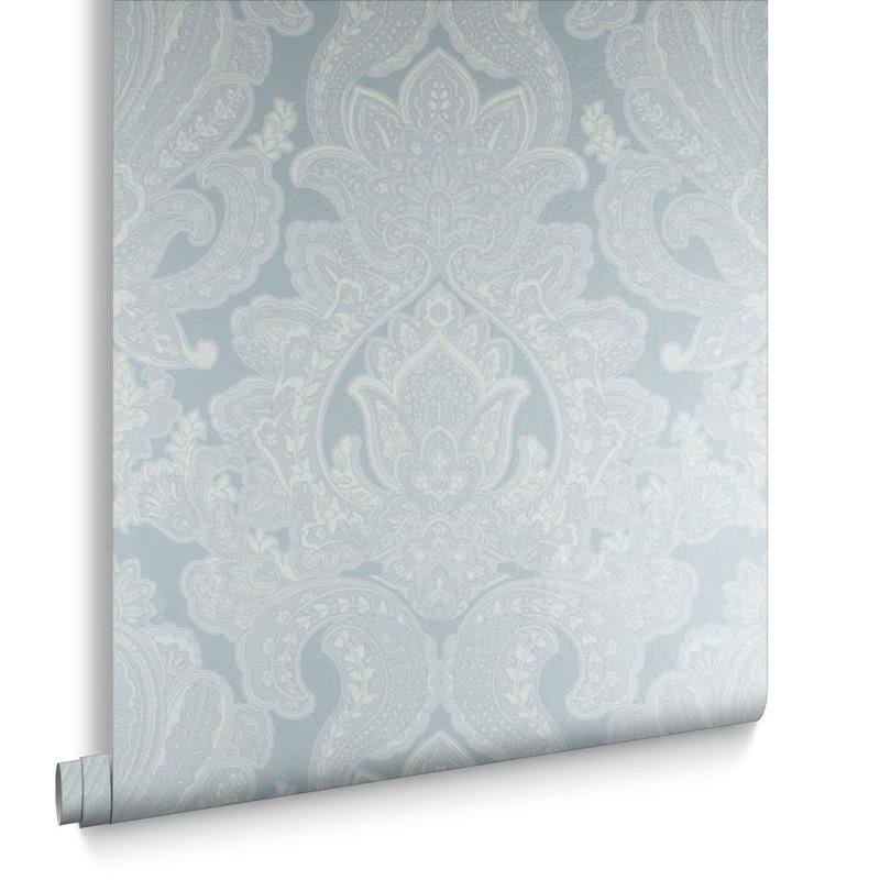 Souk Damask Cardamom Wallpaper D6812