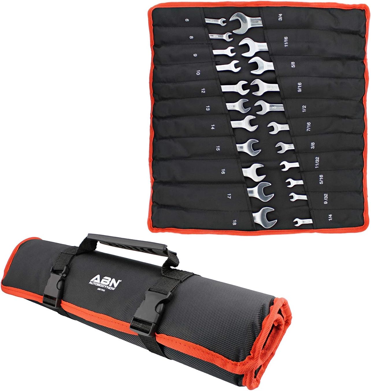 22-Piece Ratchet Wrench Set Metric SAE Reversible S130116