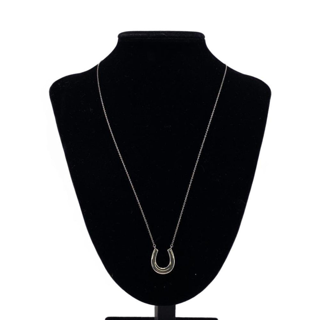 Horseshoe Necklace Silver U9993