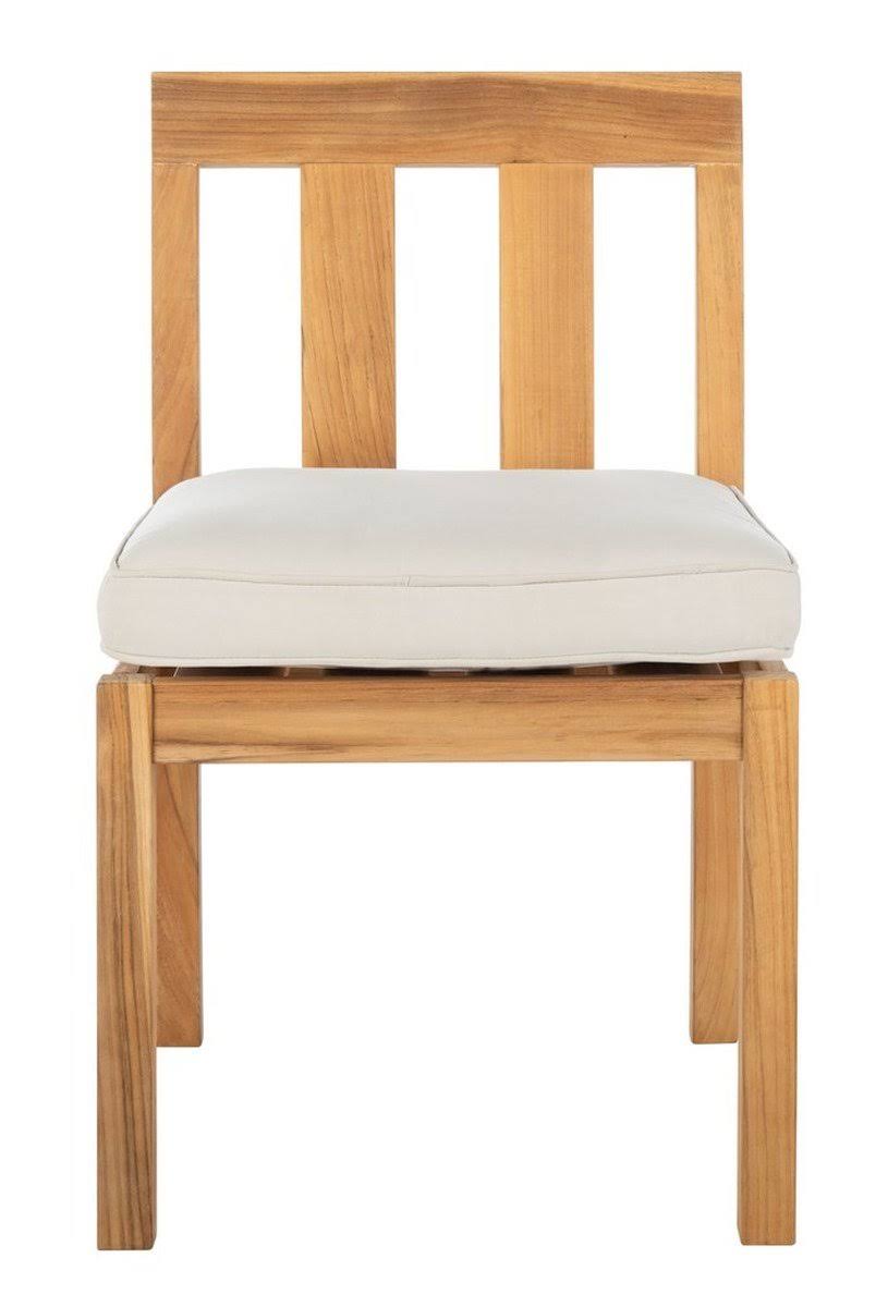 Teak Dining Chair Natural Set of 2 N63700