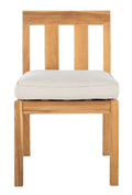 Teak Dining Chair Natural Set of 2 N63700