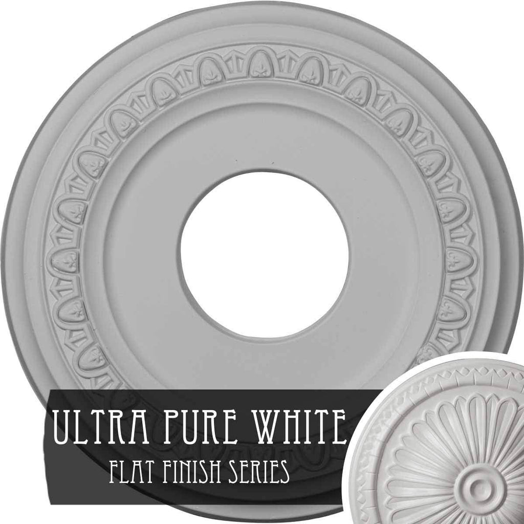 12 1/4x22OD x 4x22ID x 1 1/8x22P Ceiling Medallion R6461