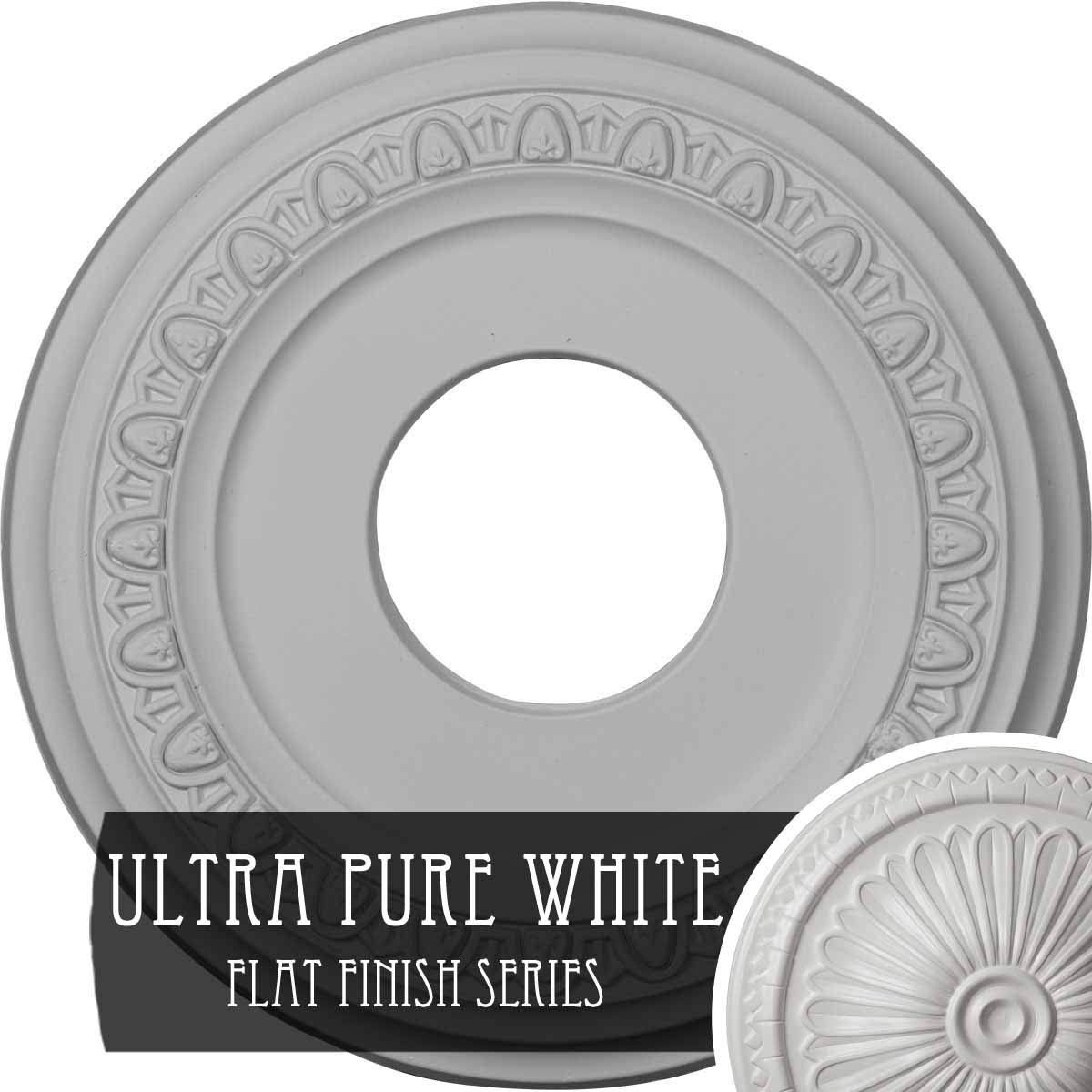12 1/4x22OD x 4x22ID x 1 1/8x22P Ceiling Medallion R6461
