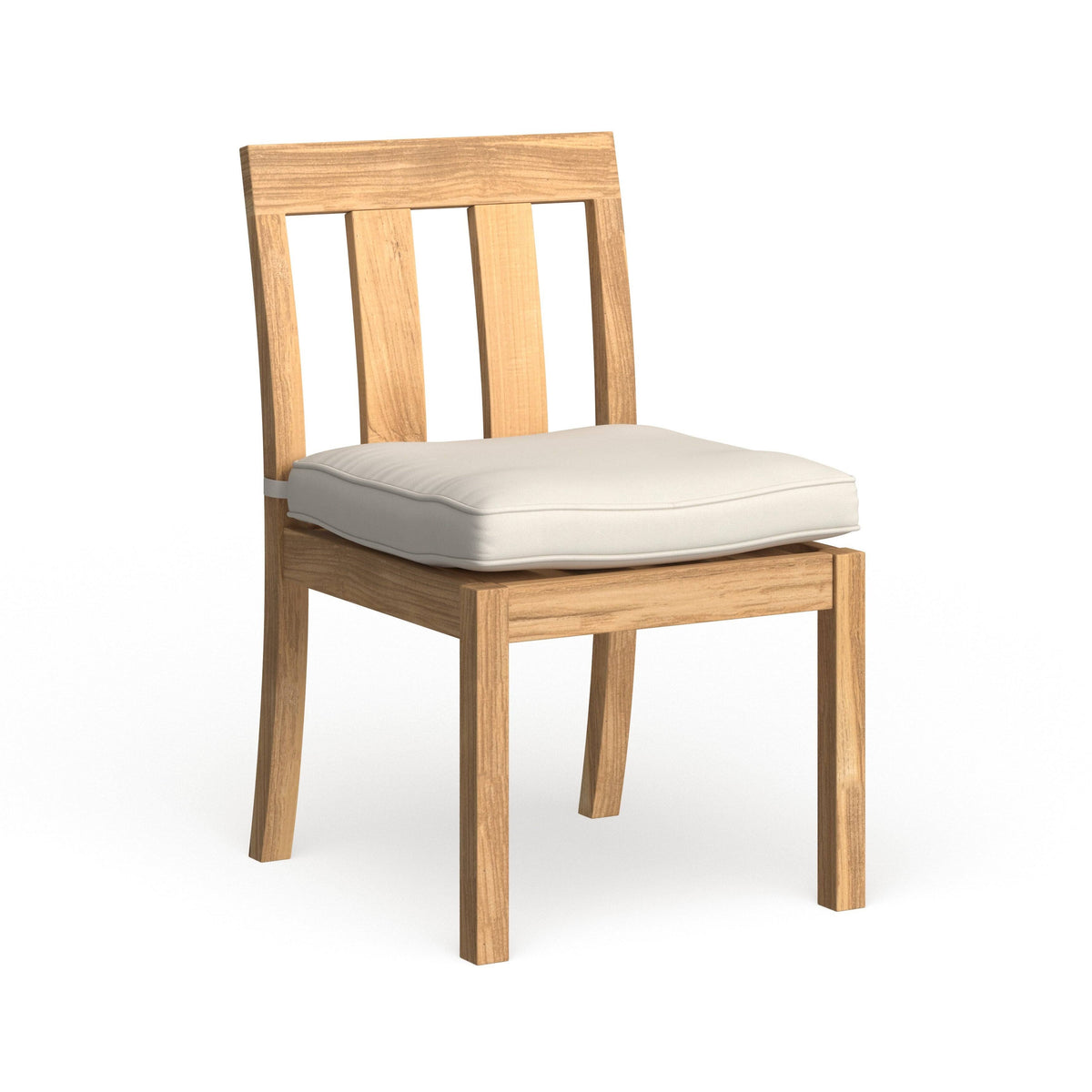 Teak Dining Chair Natural Set of 2 N63700