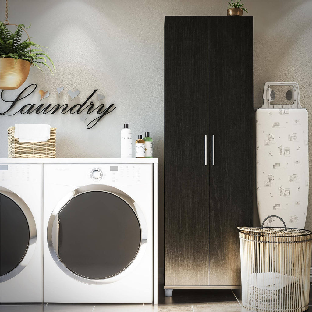 Ivory Oak Utility Storage Cabinet F512