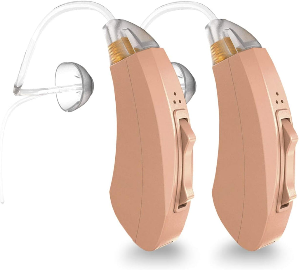 Beige Hearing Aid with Dual Directional Microphones O551710