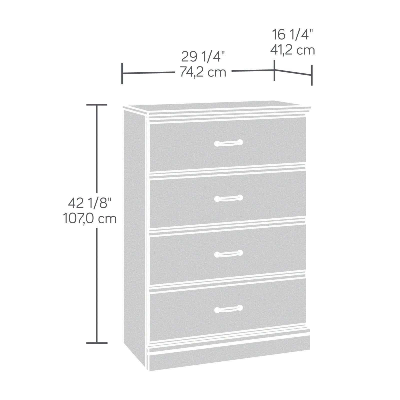 Espresso 4-Drawer Chest W763851