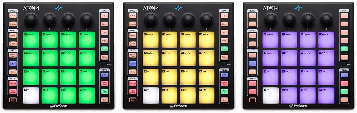 Audio Interface Full Studio Bundle with MIDI Pad Controller, Bluetooth Monitors, Boom Arm and Headphones O543914