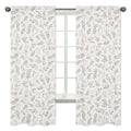 Botanical Taupe Window Panels, Set of 2 L322817