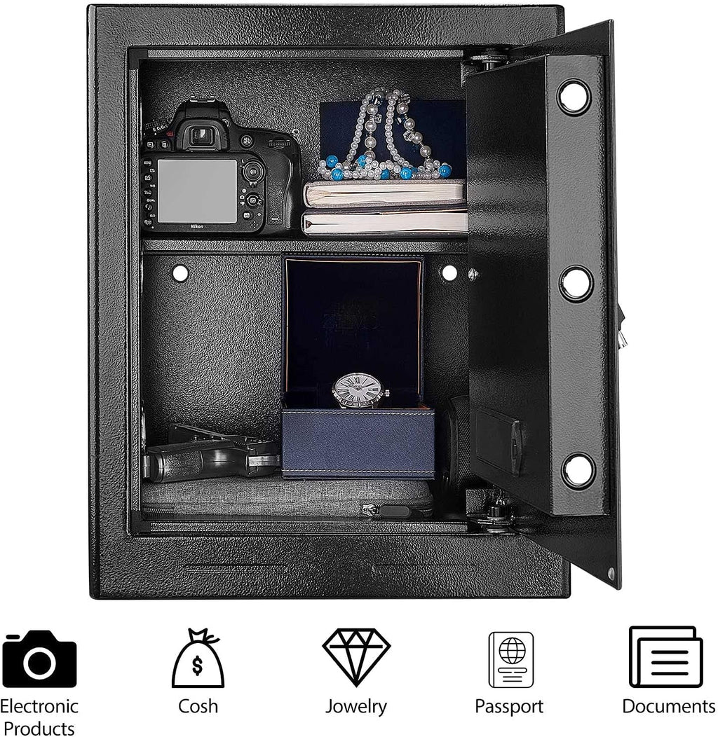 Fireproof Waterproof Digital Safe Box with Keypad Lock M45361