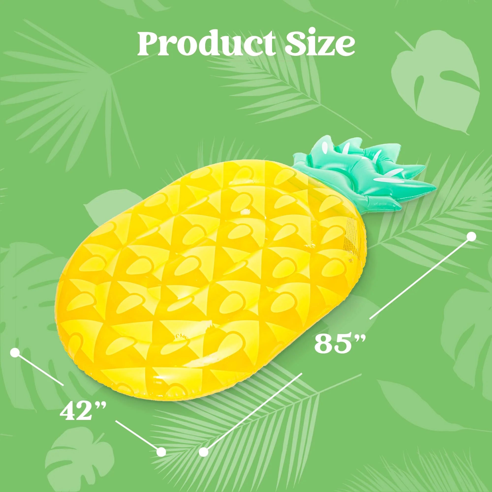 84" Giant Inflatable Pineapple Pool Float C817651