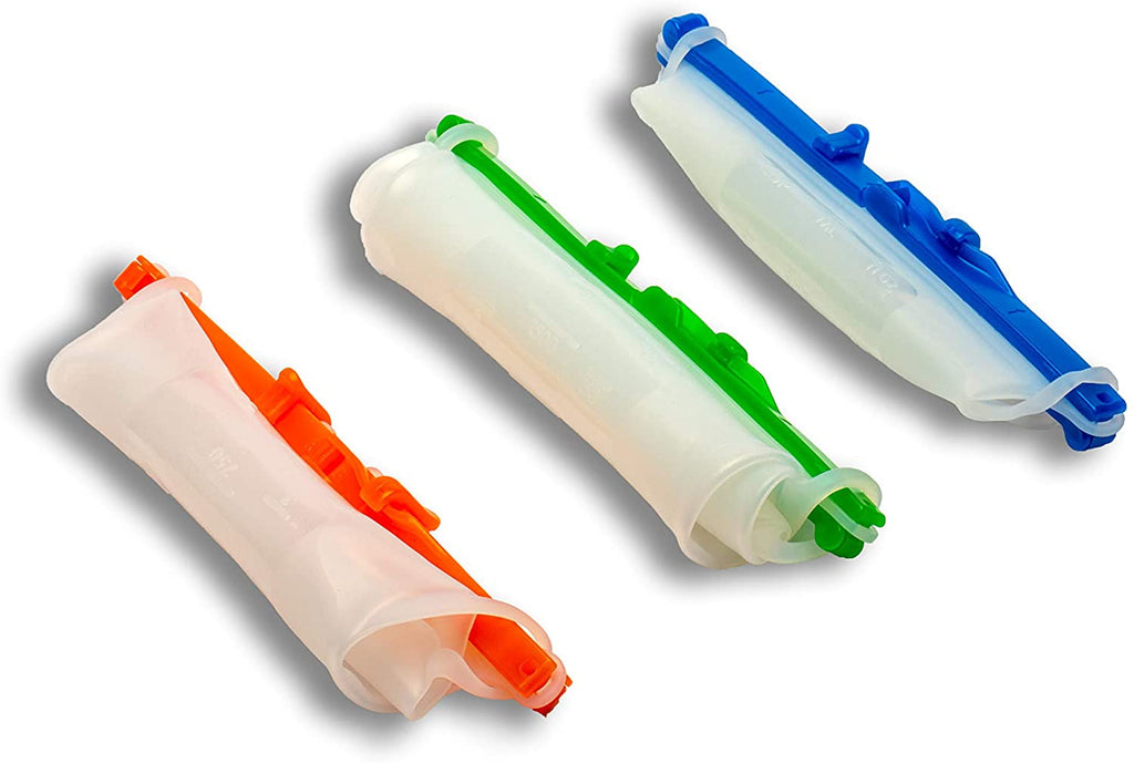 3-Pack Platinum Silicone Microwave Steamer A4931