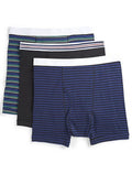 Navy Stripe Big and Tall Boxer Briefs, Pack of 3 T106327
