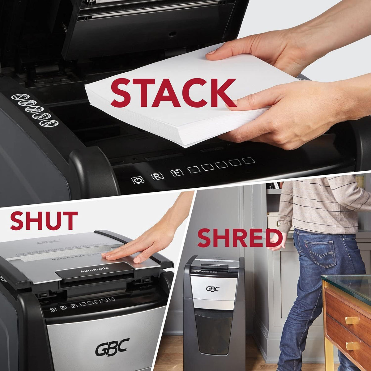 600 Sheet Capacity Micro-Cut Paper Shredder I11724