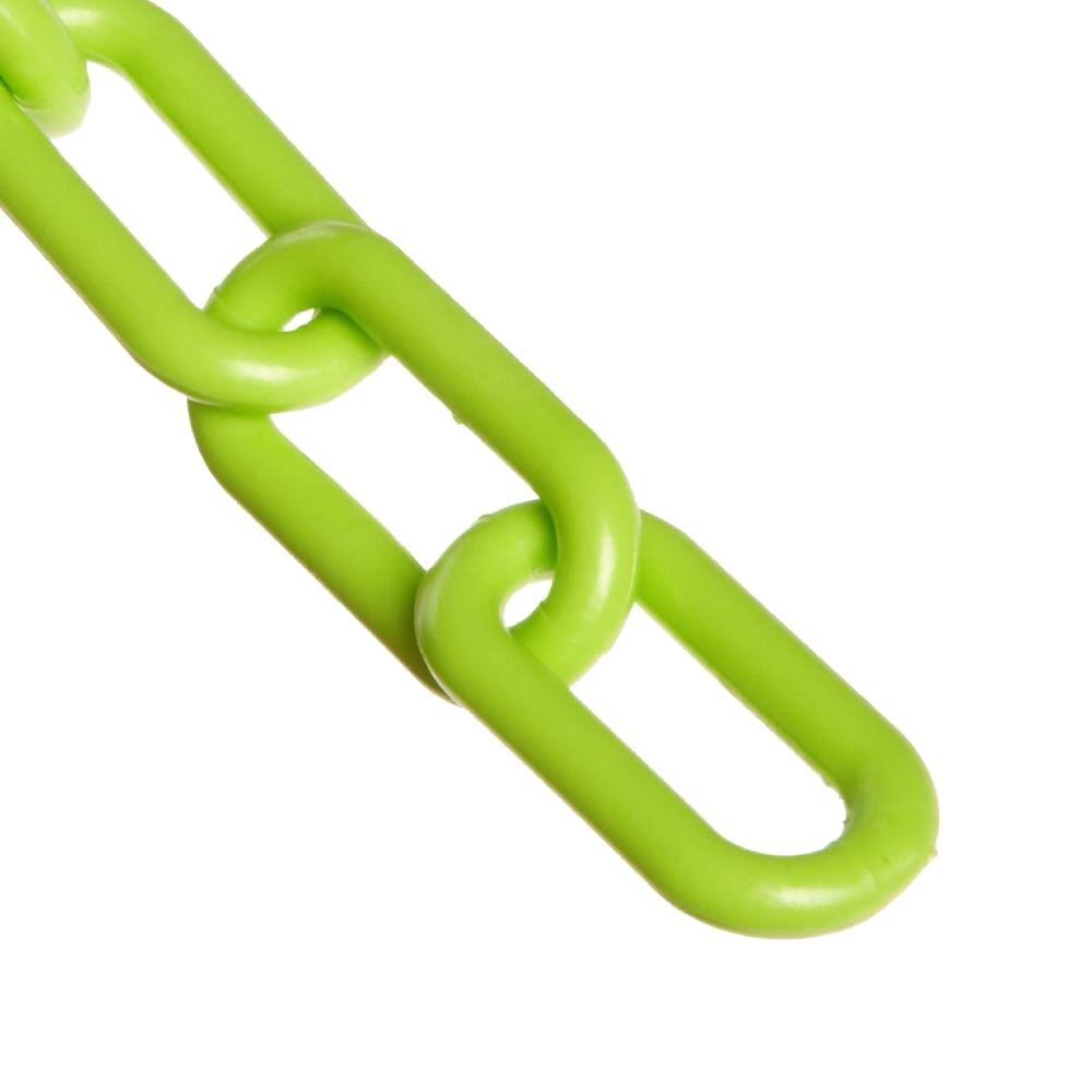 Plastic Chain Barrier in A Pail, Safety Green N412