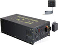 8000W Pure Sine Wave Power Inverter DC 48V to AC 120V with 4 AC Outlets Remote Control LED Display O428218