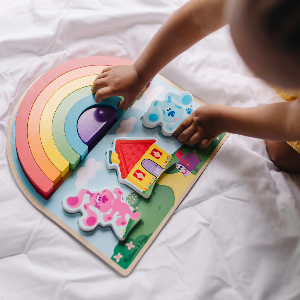 Wooden Rainbow Stacking Puzzle (9 Pieces) B258808