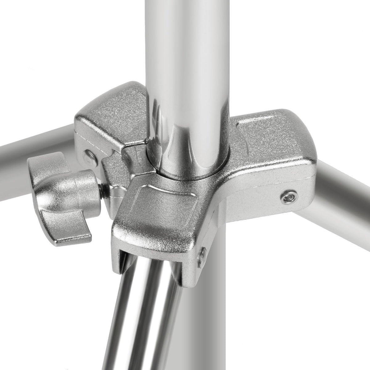 Stainless Steel Light Stand Silver 79 inches Foldable Heavy Duty Stand Pack of 2 Q3208