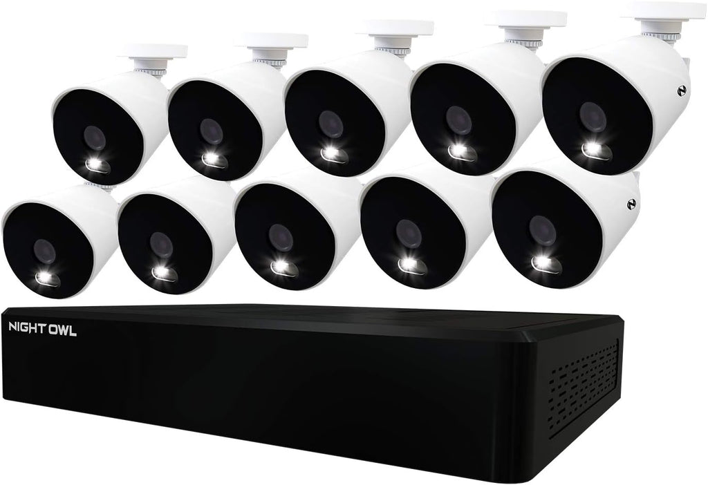 6 Wired 4K Ultra HD Indoor/Outdoor Security Camera System with 2TB Hard Drive V923