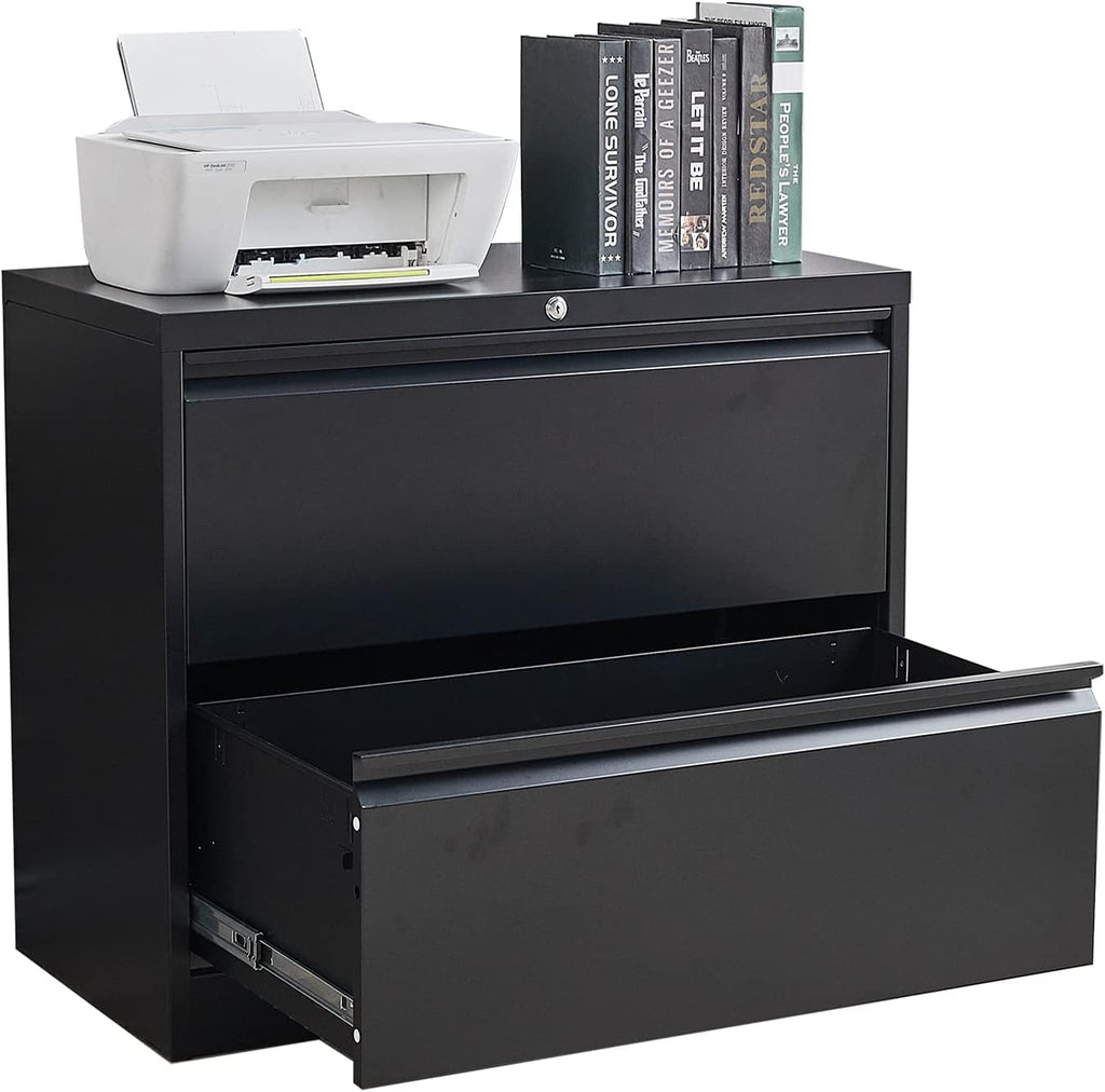 3 Drawer Metal Lateral File Cabinet with Lock H934