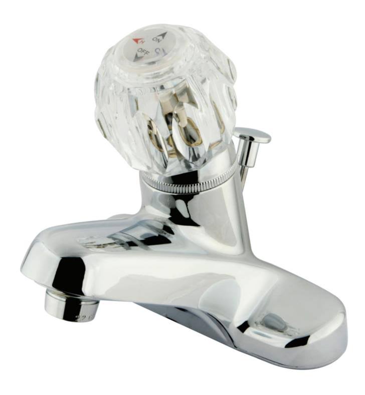Polished Brass Single Handle Centerset Lavatory Faucet with Pop-Up V77208