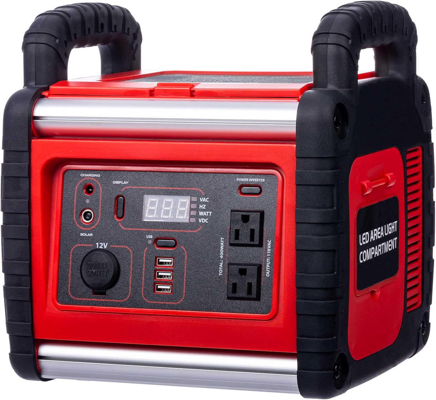 200W Portable Power Station Solar Generator with LED Light S1802