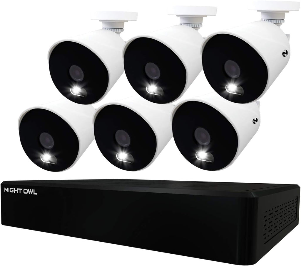 6 Wired 4K Ultra HD Indoor/Outdoor Security Camera System with 2TB Hard Drive V923