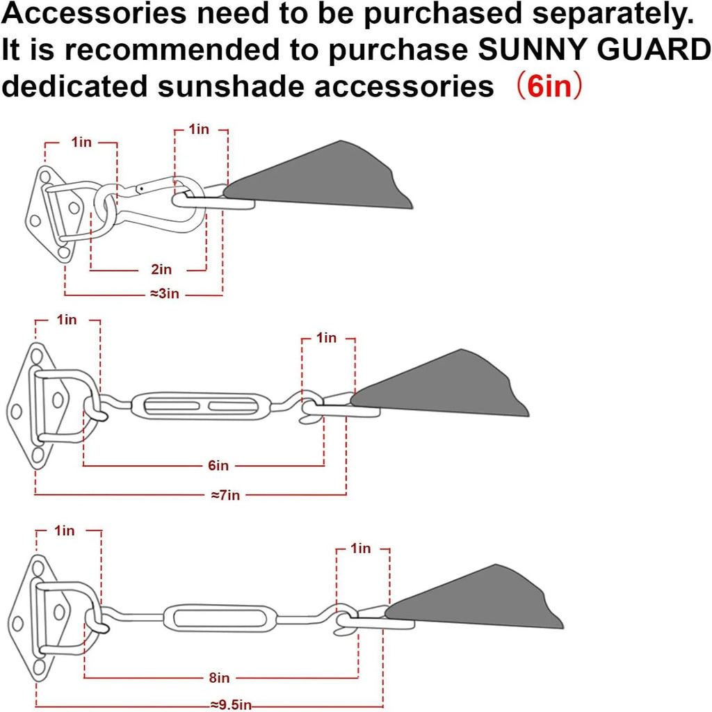 Sand Rectangle Sun Shade Sail C605