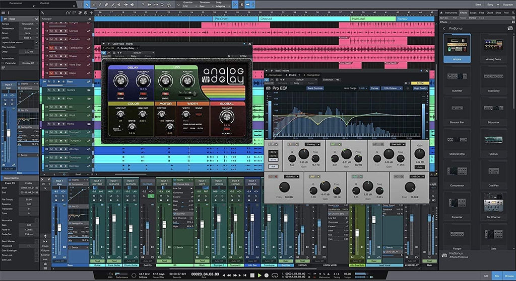 Audio Interface Full Studio Bundle with MIDI Pad Controller, Bluetooth Monitors, Boom Arm and Headphones O543914