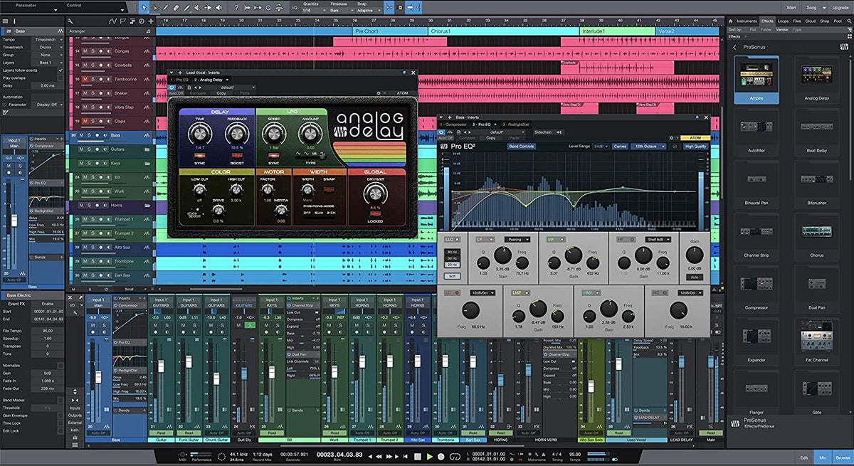 Audio Interface Full Studio Bundle with MIDI Pad Controller, Bluetooth Monitors, Boom Arm and Headphones O543914