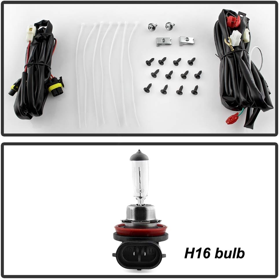 Fog Lights Assembly with Switch and Bulbs L248